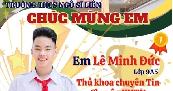Nam sinh Thủ khoa chuyên Tin viết lời tri ân khiến thầy cô xúc động