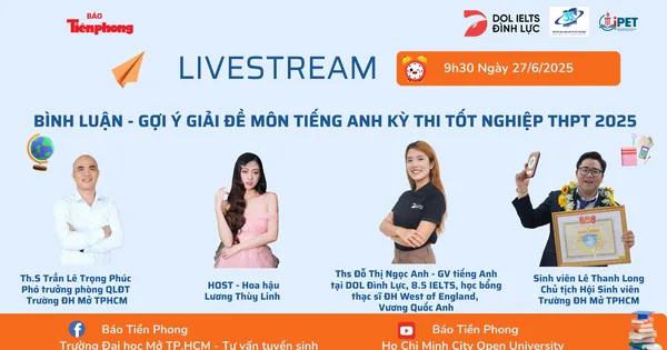 [TRỰC TIẾP] Gợi ý Giải đề Ngoại ngữ thi tốt nghiệp THPT 2025