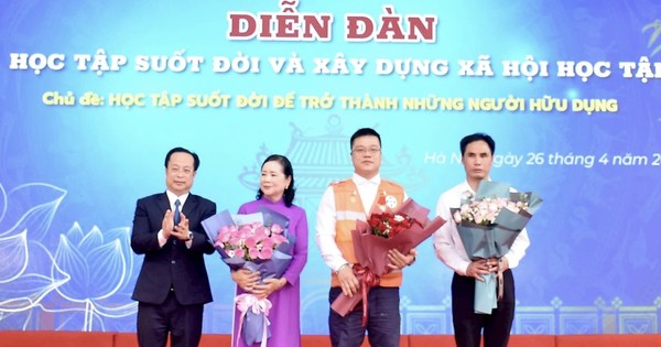 Giám đốc Sở GD&ĐT Hà Nội: Học tập suốt đời giúp mỗi người trở thành phiên bản tốt hơn