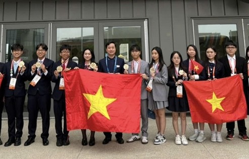 Học sinh Việt Nam giành 10 giải thưởng tại Hội thi Khoa học kỹ thuật quốc tế