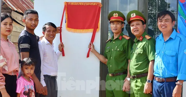 Tuổi trẻ công an Đắk Lắk hành quân xanh về vùng đất khó