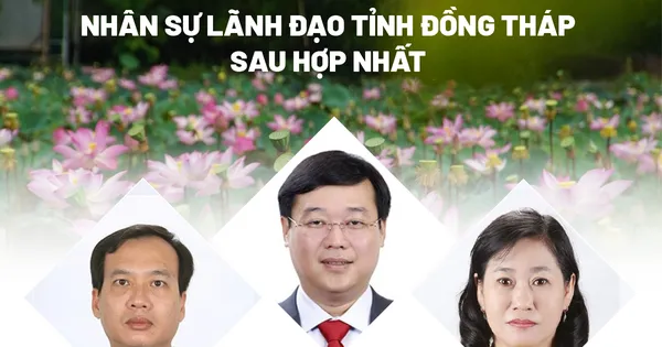 Chân dung Bí thư, Chủ tịch tỉnh Đồng Tháp sau hợp nhất