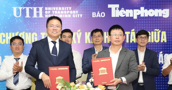 Báo Tiền Phong ký kết hợp tác với Đại học Giao thông vận tải TPHCM