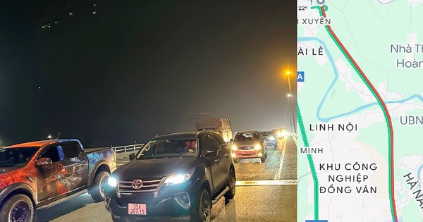 Cao tốc Cầu Giẽ - Ninh Bình hóa bãi xe khổng lồ, ùn tắc hơn 10 km