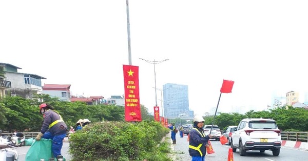 Hà Nội chỉnh trang đường phố hướng tới kỷ niệm 50 năm Ngày Giải phóng miền Nam