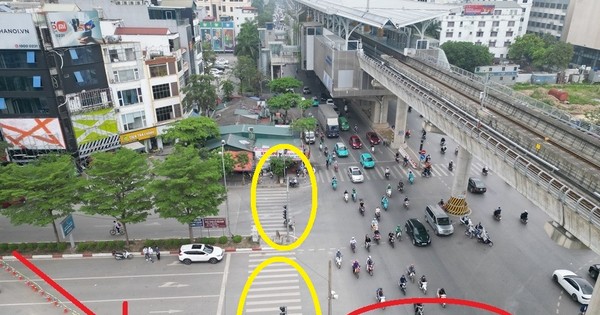 Hà Nội: Dừng hoạt động 2 pha đèn xanh, đỏ chiều đường Trần Vỹ ra Hồ Tùng Mậu