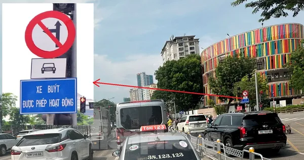 Sở Xây dựng Hà Nội nói gì về biển báo bất ngờ ‘chặn’ đường ô tô ở làn hỗn hợp?