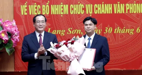 Công bố bổ nhiệm nhiều lãnh đạo tỉnh Lạng Sơn