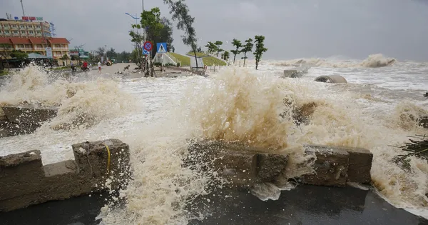 Cảnh báo nước biển dâng cao bất thường tại Hải Phòng đến Nghệ An
