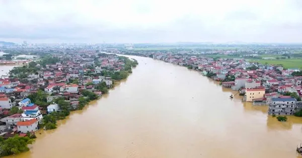 Lũ sông Cầu lại lên, cảnh báo nguy cơ ngập úng ở miền Bắc