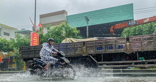 Miền Trung đón mưa dông kéo dài