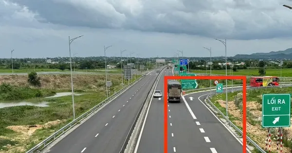 Điều chỉnh vạch sơn bị phản ánh gây khó cho tài xế trên cao tốc Vĩnh Hảo - Phan Thiết