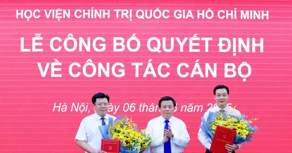Học viện Chính trị Quốc gia Hồ Chí Minh công bố quyết định về công tác cán bộ