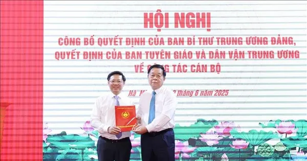 Ông Trần Thanh Lâm làm Phó trưởng Ban Tuyên giáo và Dân vận Trung ương