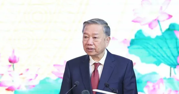Tổng Bí thư Tô Lâm dự Lễ kỷ niệm 110 năm Ngày sinh Tổng Bí thư Nguyễn Văn Linh