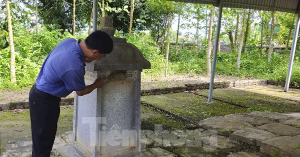 Bảo vật quốc gia bia Sùng Chỉ xuống cấp