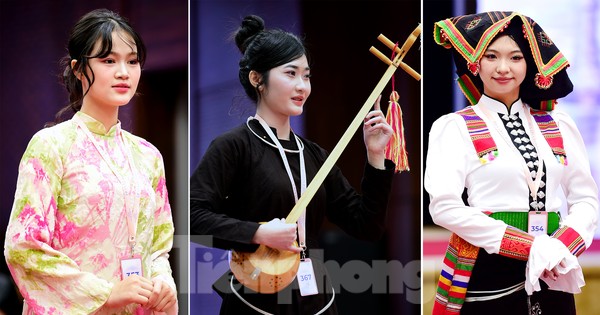Nữ sinh dân tộc Tày, Thái khoe sắc với 'vẻ đẹp của sự thông minh'