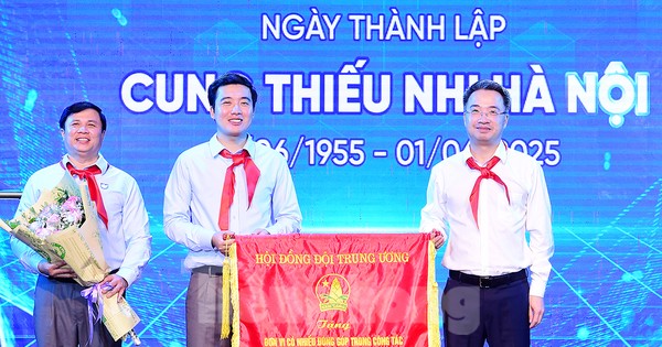 Cung Thiếu nhi Hà Nội vinh dự nhận nhiều khen thưởng dịp 70 năm thành lập