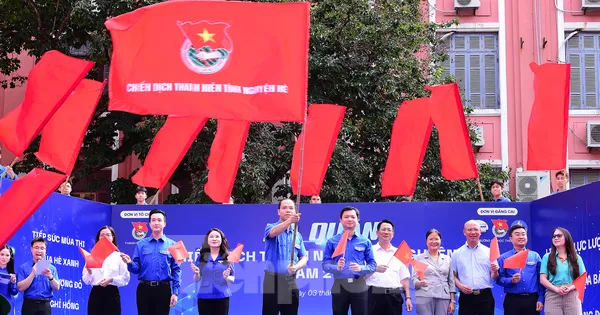 Tuổi trẻ Hà Nội ra quân 10 đội hình tình nguyện chuyên trong Chiến dịch Hè 2025
