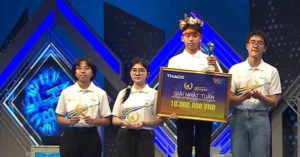 Nam sinh Điện Biên chiến thắng cách biệt, giành vòng nguyệt quế Đường lên đỉnh Olympia