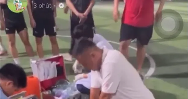 Clip: Cựu cầu thủ futsal TPHCM tử vong khi đang thi đấu trên sân