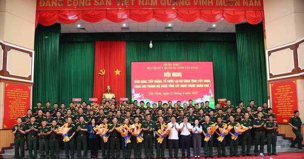Tổ chức lại Bộ Chỉ huy Quân sự tỉnh Tây Ninh