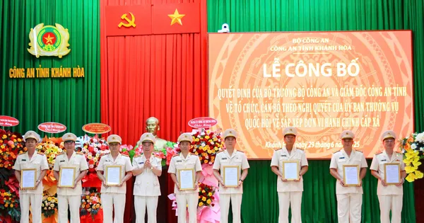 Lãnh đạo Công an tỉnh Khánh Hòa mới gồm những ai?