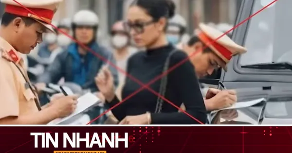 TIN NHANH: Cảnh báo trào lưu đăng ảnh 'phú bà, đại gia bị CSGT xử phạt'