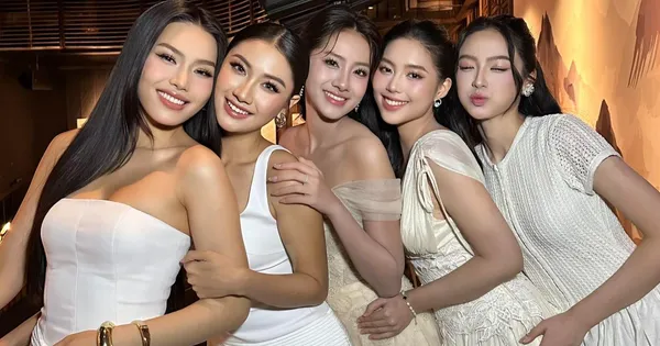 Bức ảnh gây sốt của Hoa hậu Hà Trúc Linh và Á hậu Châu Anh, Vân Nhi