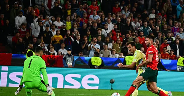 Chung kết Nations League 2024/25, Bồ Đào Nha vs Tây Ban Nha 1-2 (hết H1): Oyarzabal đưa Tây Ban Nha vượt lên