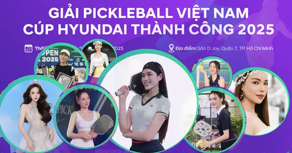 Sức hút mạnh mẽ của Giải Vô địch Pickleball Việt Nam 2025