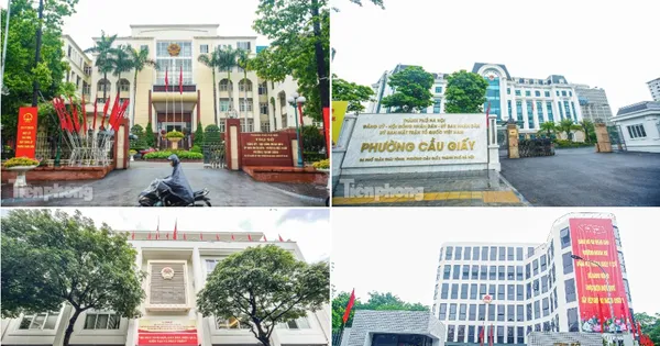 Diện mạo mới của các trụ sở phường, xã ở Hà Nội sau sáp nhập