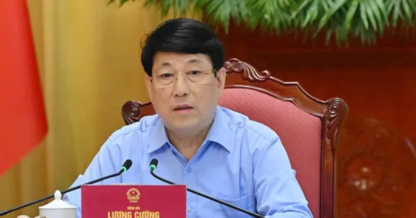 Chủ tịch nước Lương Cường làm việc với Văn phòng Chủ tịch nước về các nhiệm vụ trọng tâm thời gian tới