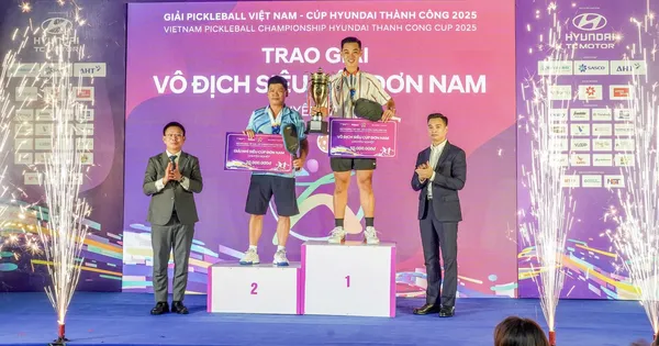 Bế mạc và trao giải Pickleball Việt Nam – Cúp Hyundai Thành Công 2025