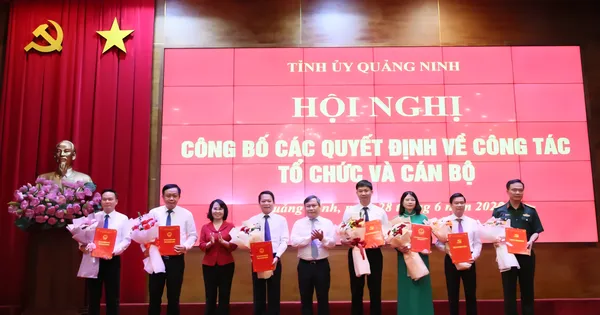 Quảng Ninh công bố quyết định về công tác cán bộ trước khi vận hành chính quyền 2 cấp