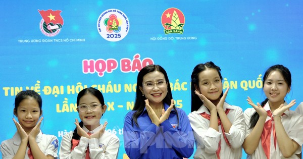 Đại hội Cháu ngoan Bác Hồ toàn quốc lần thứ X có số lượng đại biểu đông nhất từ trước đến nay