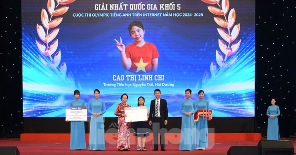 Bí quyết của thí sinh lớp 5 về Nhất thi Olympic tiếng Anh trên Internet
