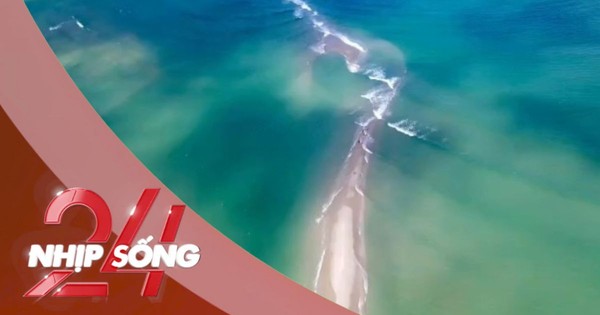 NHỊP SỐNG 24: Khách đổ ra 'thiên đường biển đảo miền Bắc' ngắm đường cát huyền ảo dịp 30/4