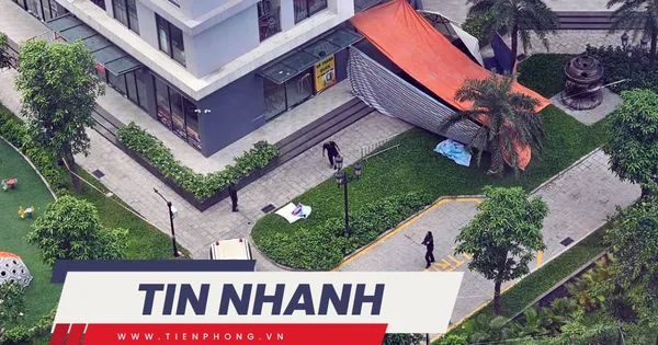 TIN NHANH: Bi kịch của nam thanh niên rơi từ tầng 39 chung cư cao cấp ở Hà Nội