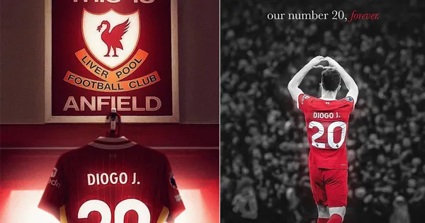 Liverpool sẽ treo vĩnh viễn số áo của cầu thủ xấu số Diogo Jota?
