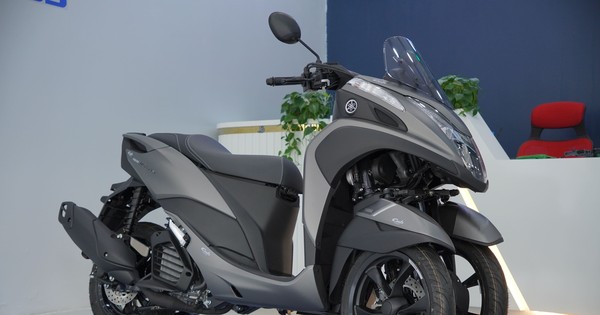 Cận cảnh mẫu xe tay ga Yamaha có ‘bánh kép’ độc lạ