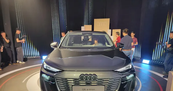 Cận cảnh mẫu xe điện thứ ba của Audi tại Việt Nam