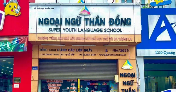 Đình chỉ một trung tâm ngoại ngữ Thần Đồng tại TPHCM vì hàng loạt sai phạm