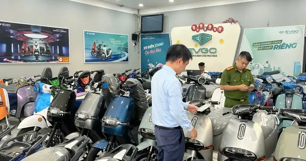 Bắt tạm giam 3 người kinh doanh xe máy điện giả nhãn hiệu NIJA