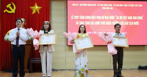 Ba người mẹ ở Đắk Lắk được truy tặng danh hiệu Bà mẹ Việt Nam Anh hùng