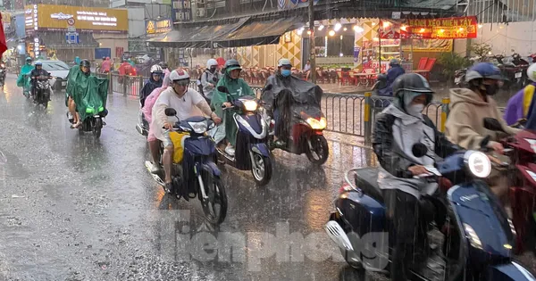 Mưa dông gia tăng ở TPHCM từ cuối tuần