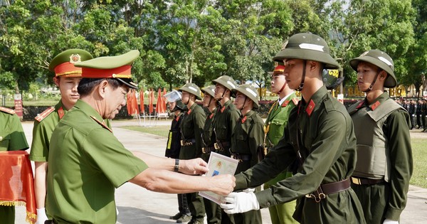 Hơn 1.700 chiến sĩ nghĩa vụ CAND hoàn thành khóa huấn luyện tại Tây Bắc