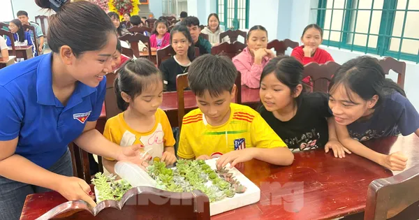 Đoàn thanh niên rèn kỹ năng sống, tiếng Anh miễn phí cho thiếu nhi