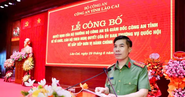 Công bố quyết định của Bộ trưởng Bộ Công an về công tác cán bộ