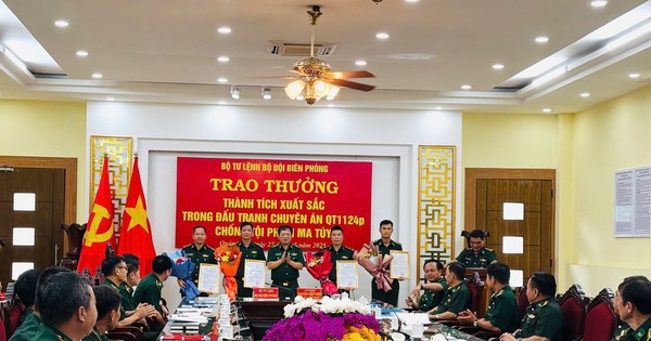 Bộ Tư lệnh Bộ đội Biên phòng trao thưởng thành tích xuất sắc trong đấu tranh chống tội phạm ma túy